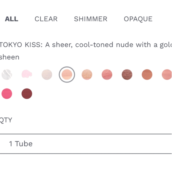 HOST PICK! NWT City Lips Lip Plumping Sheer Nude Gloss with Gold Sheen - Picture 6 of 7